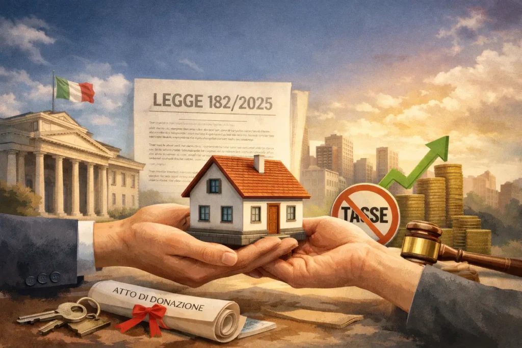 Donazioni immobiliari cosa cambia